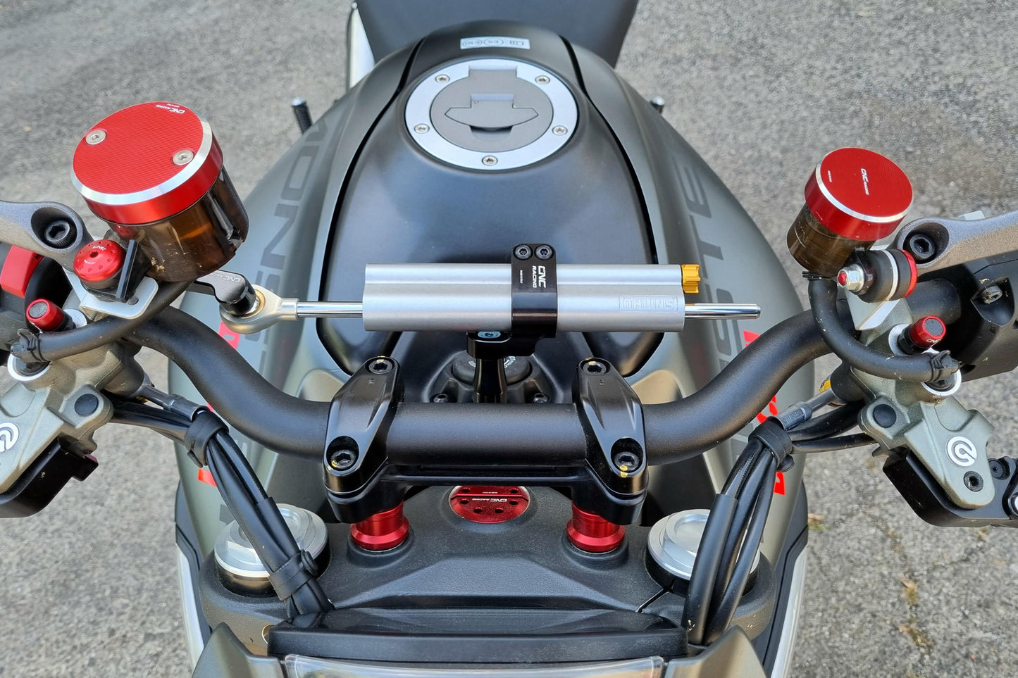 SD110 - CNC Racing - Steering Damper Mount kit - Monster 937