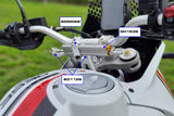 SD112S - CNC Racing Ohlins Steering Damper Mount Kit for the Ducati DesertX