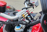SD117 - CNC Racing Steering Damper Mount kit for Ducati Multistrada V4 / S with OE Handlebar Clamp / Riser