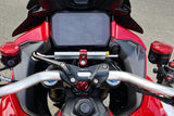 SD116 - CNC Racing Steering Damper Mount kit for Ducati Multistrada V4 Pikes Peak / RS with CNC Racing Handlebar Clamp RM251