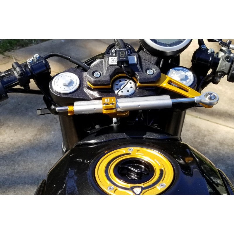 SDA01B - CNC Racing Mounting kit for CNC Racing Damper Mounting kit for SD100 For Ducati Scrambler Café Racer