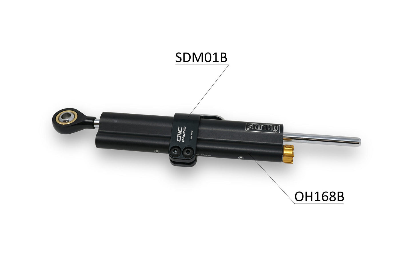 SDM01 - CNC Racing Ohlins steering damper clamp for Ducati Hypermotard 950