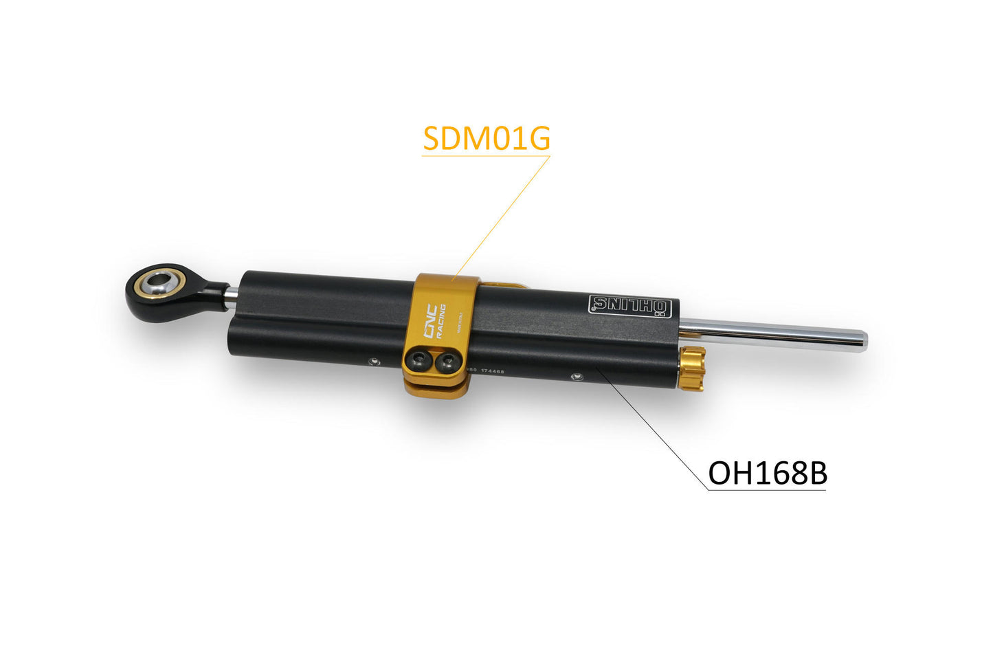 SDM01 - CNC Racing Ohlins steering damper clamp for Ducati Hypermotard 950