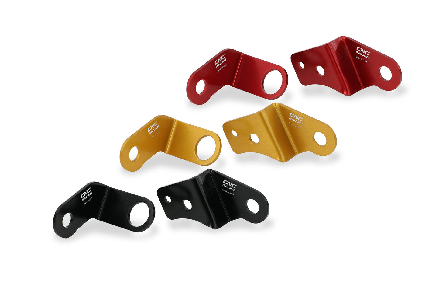 SEA19 - CNC Racing Aluminum Front Reservoir Brackets for Ducati Hypermotard 698 Mono