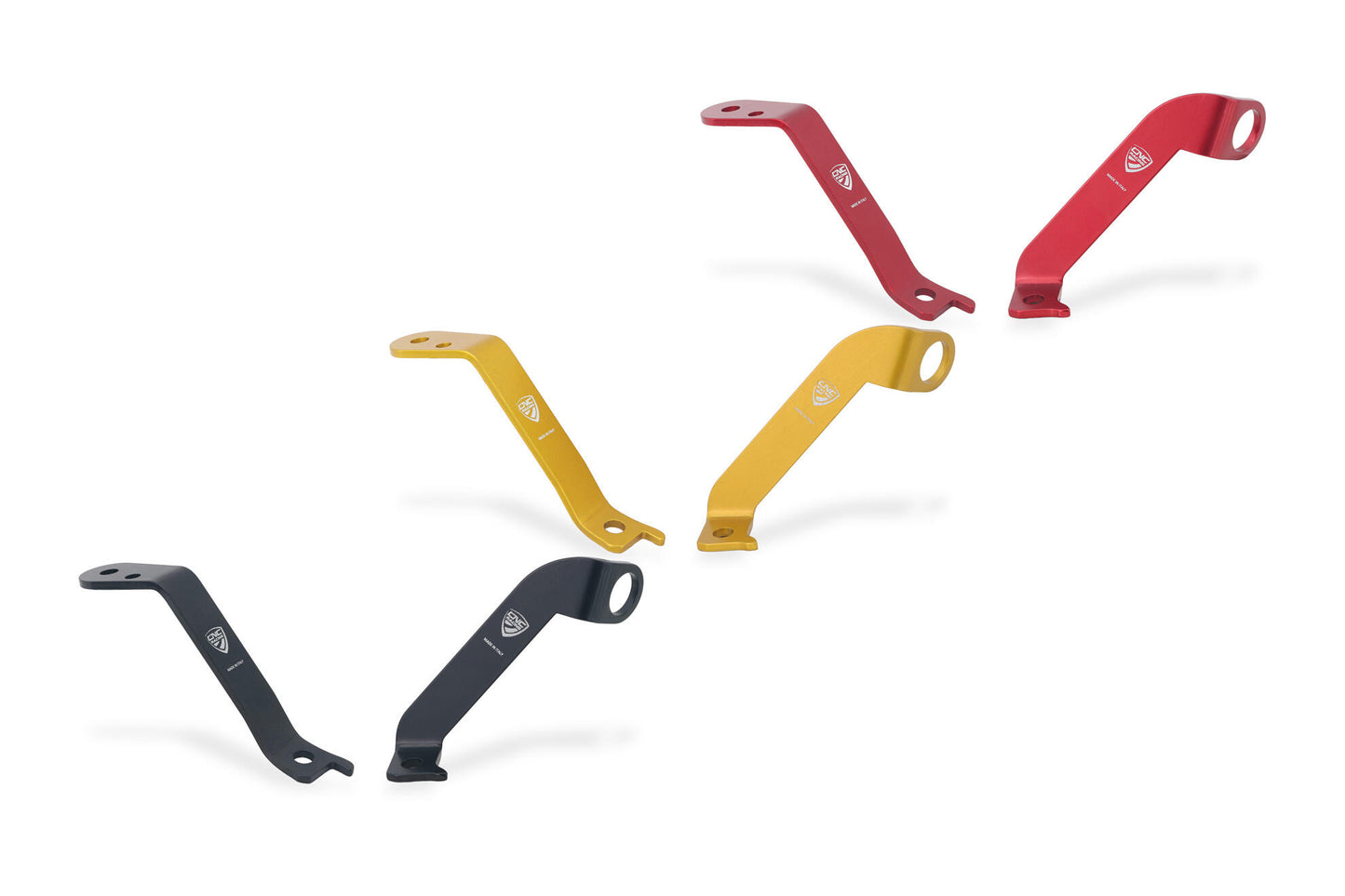 SEA21 - CNC Racing Aluminum Front Reservoir Brackets for the Ducati Panigale V4 (2025+)