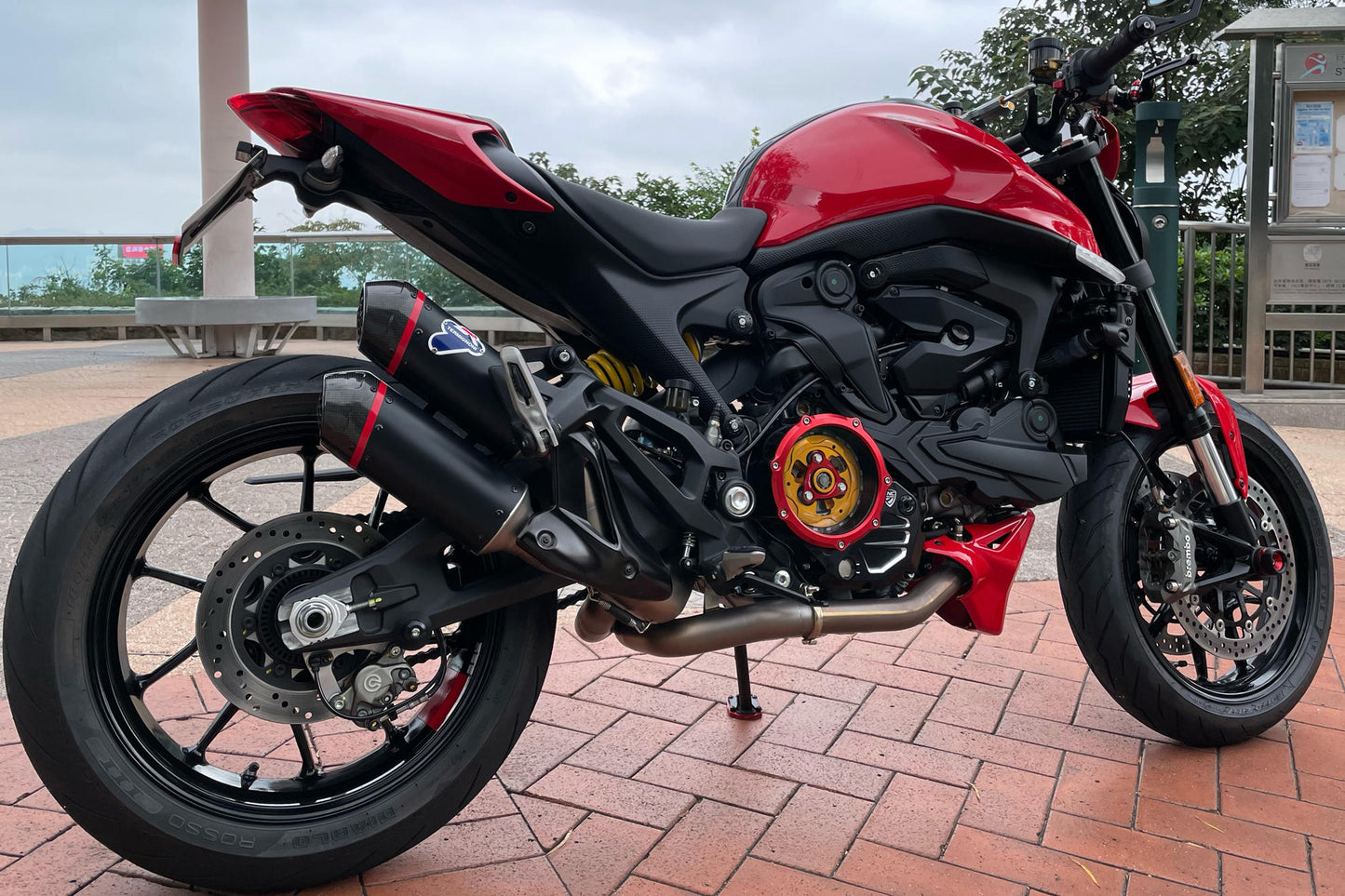 SP205 - CNC Racing Wet Clutch Pressure Plate for the Ducati Monster 937, DesertX, and Multistrada V2