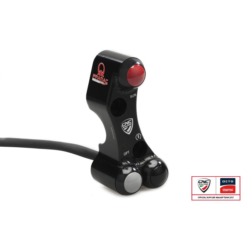 SWD10BPR - CNC Racing PRAMAC RACING LIMITED EDITION Right Hand Side Billet Switch for use with Brembo Forged & Billet Brake Master Cylinders for Ducati 1198 / 1098/ 848 & Desmosedici RR