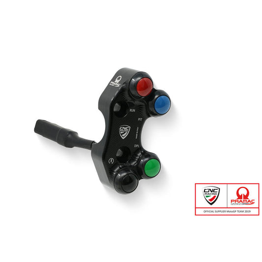 SWD17BPR - CNC Racing PRAMAC RACING LIMITED EDITION Right Hand Side Billet Switch for use with Brembo Forged & Billet Brake Master Cylinders for Ducati Panigale V4 R / SP