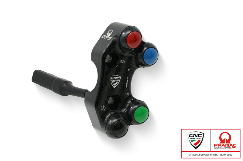 SWD17BPR - CNC Racing PRAMAC RACING LIMITED EDITION Right Hand Side Billet Switch for use with Brembo Forged & Billet Brake Master Cylinders for Ducati Panigale V4 R / SP