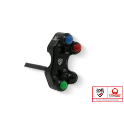 SWD19BPR - CNC Racing PRAMAC RACING LIMITED EDITION Right Hand Side Billet Switch for use with OE & Brembo RCS Brake Master Cylinders for Latest Ducati's