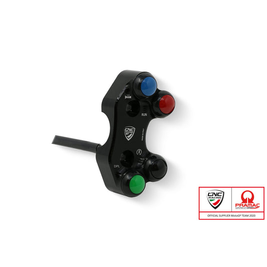 SWD21BPR - CNC Racing PRAMAC RACING LIMITED EDITION Right Hand Side Billet Switch for use with OE & Brembo RCS Brake Master Cylinders for Ducati Streetfighter V4 / S