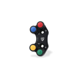 SWD22B - CNC Racing Left Hand Side Billet 4 Button RACE Switch for use with OE & Brembo RCS Brake Clutch Master Cylinders for Ducati Panigale V2