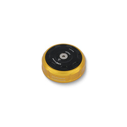 CLOSEOUT - CNC Racing - Radiator Cap Cover for the Ducati Monster - GOLD/BLACK