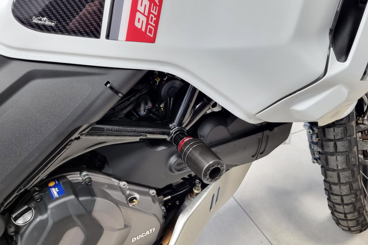 TC320 - CNC Racing - Frame Slider Kit for the Desert X/Hypermotard 950