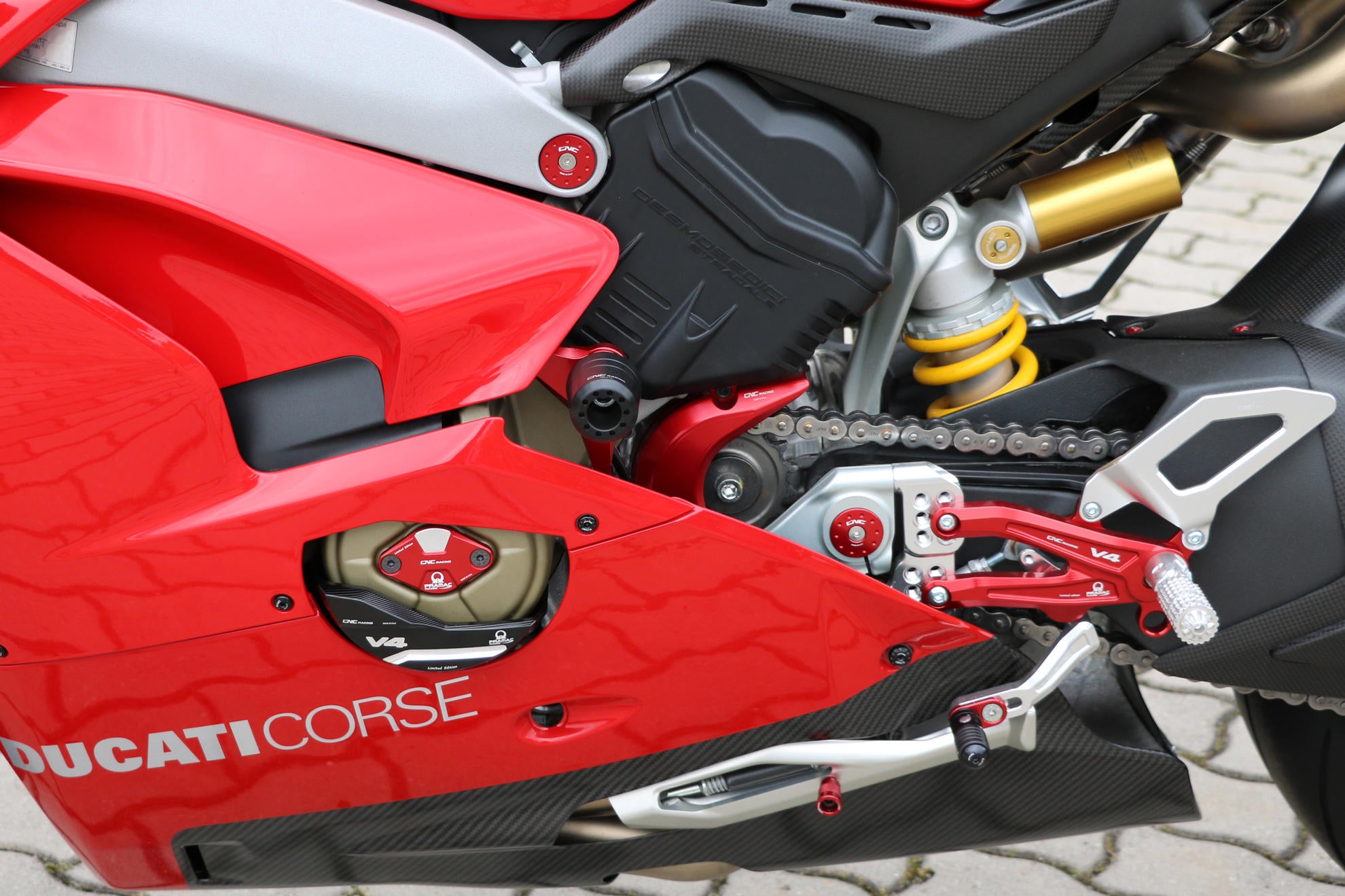 TC326 - CNC Racing Frame Sliders - Panigale V4(22+) – Ducati Omaha