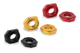 TD013 - CNC Racing Billet Chain Adjuster Blocks for the Ducati DesertX, Multistrada V4, 1200 / 1260 Enduro, 950, V2, and Panigale 899 / 959