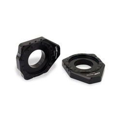 CLOSEOUT - CNC Racing Billet Chain Adjuster Blocks - BLACK