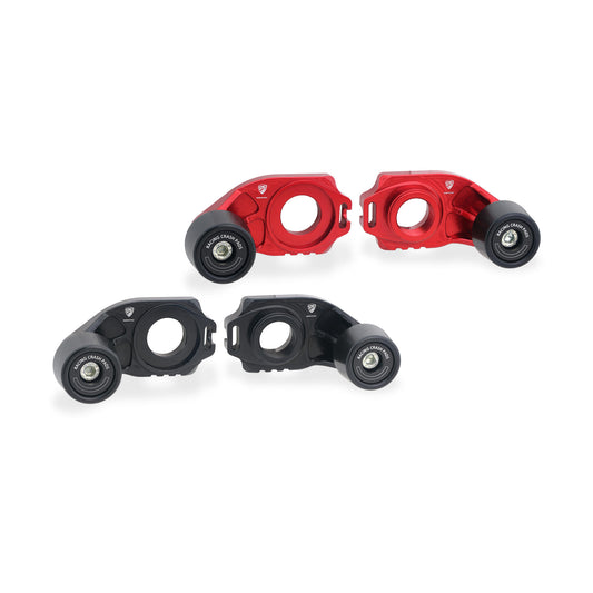 TD016 - CNC Racing Billet Chain Adjuster Blocks With Sliders for the Ducati Monster 937 and Hypermotard 698 Mono