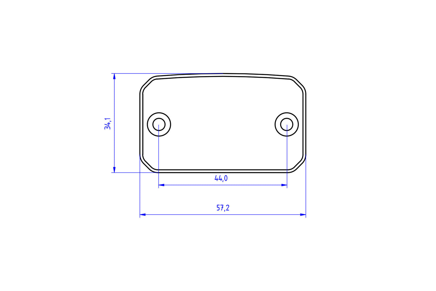 TF202 - CNC Racing - Clutch Reservoir Cap - DesertX
