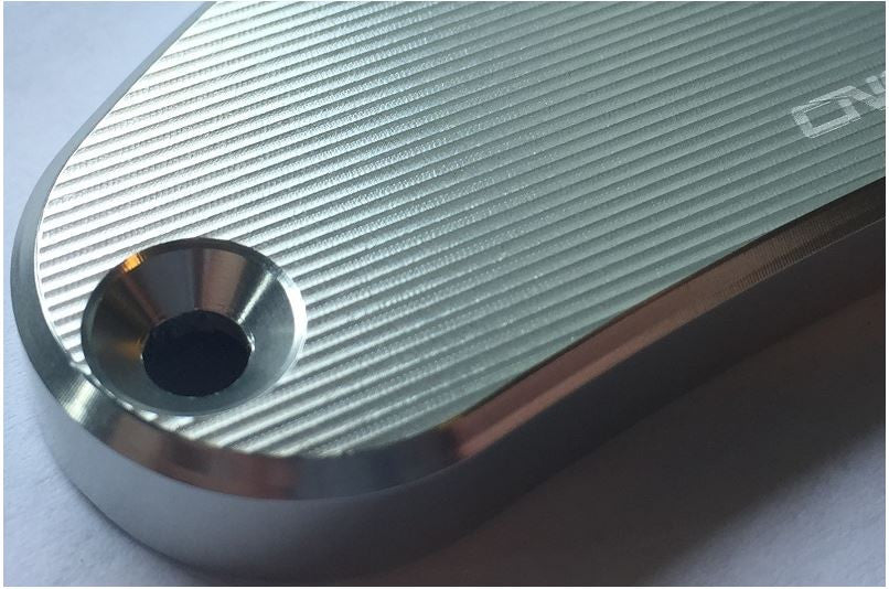 TF882 - CNC Racing 'Streaks' Front Brake or Clutch Reservoir Cap for Ducati's with Coffin style Reservoirs