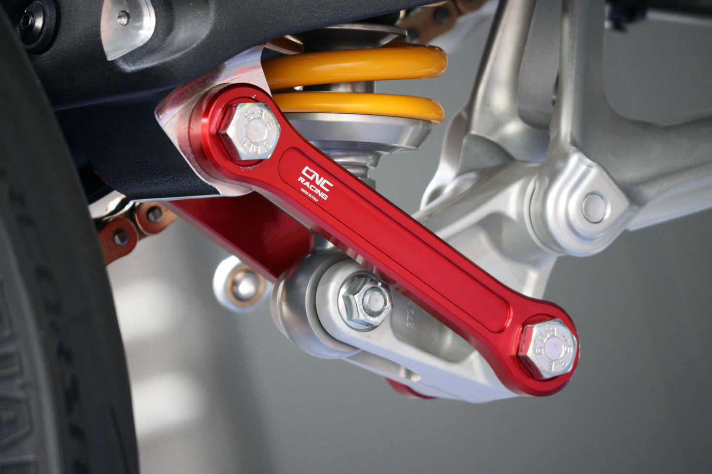 TR105 - CNC Racing - Billet Links - Panigale V4 - OEM HEIGHT