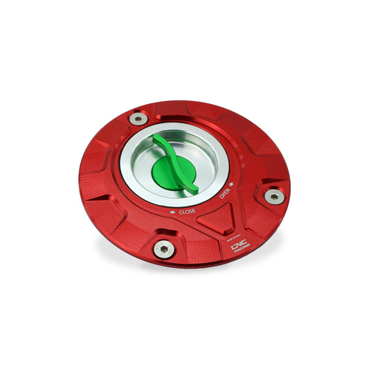 TS403R - CNC Racing TRICOLORE 'GEAR' Aluminum Gas Cap for Older Ducati's  MV's and Yamaha Models