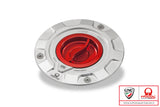 TS423 - CNC Racing PRAMAC RACING LIMITED EDITION Quick Release Gas Cap for newer Ducati's  MV's and Aprilia's