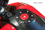 TSB15 - CNC Racing - 'GEAR' Aluminum Gas Cap Flange for Ducati Multistrada - Diavel 1260 - Hypermotard 950