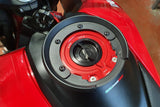 TSA01B - CNC Racing Spacer Kit for Tank Bag Mounts CNC's Gas Cap Flanges for Ducati Multistrada V4 / 1200 / 1260 / 950, Diavel 1260, and Hypermotard 950