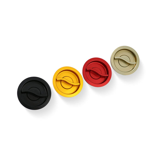 CLOSEOUT OS - CNC Racing - Aluminum Quick Release Block For CNC Racing Gas Caps - Color Gold
