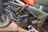 TT350 - CNC Racing - Frame Plug Kit - Multistrada - LARGE HOLES