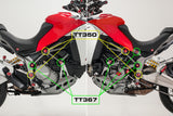 TT350 - CNC Racing - Frame Plug Kit - Multistrada - LARGE HOLES