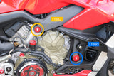 TT360 - CNC Racing - Forward-Lower Frame Caps for Streetfighter V4