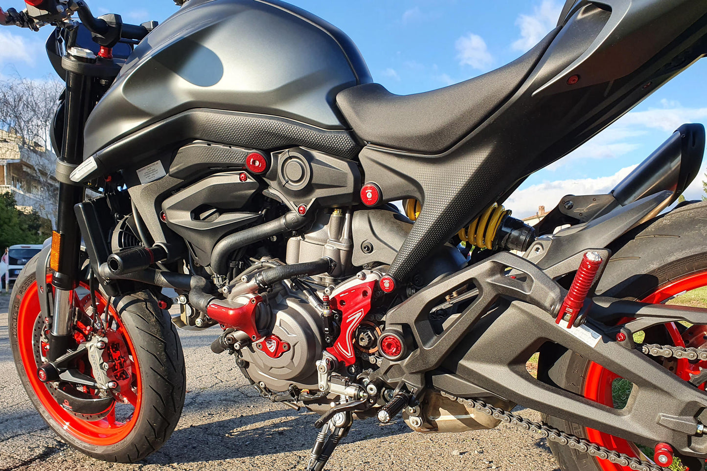 TT364 - CNC Racing - Frame Plug Kit for use with Frame Slider - Monster 937