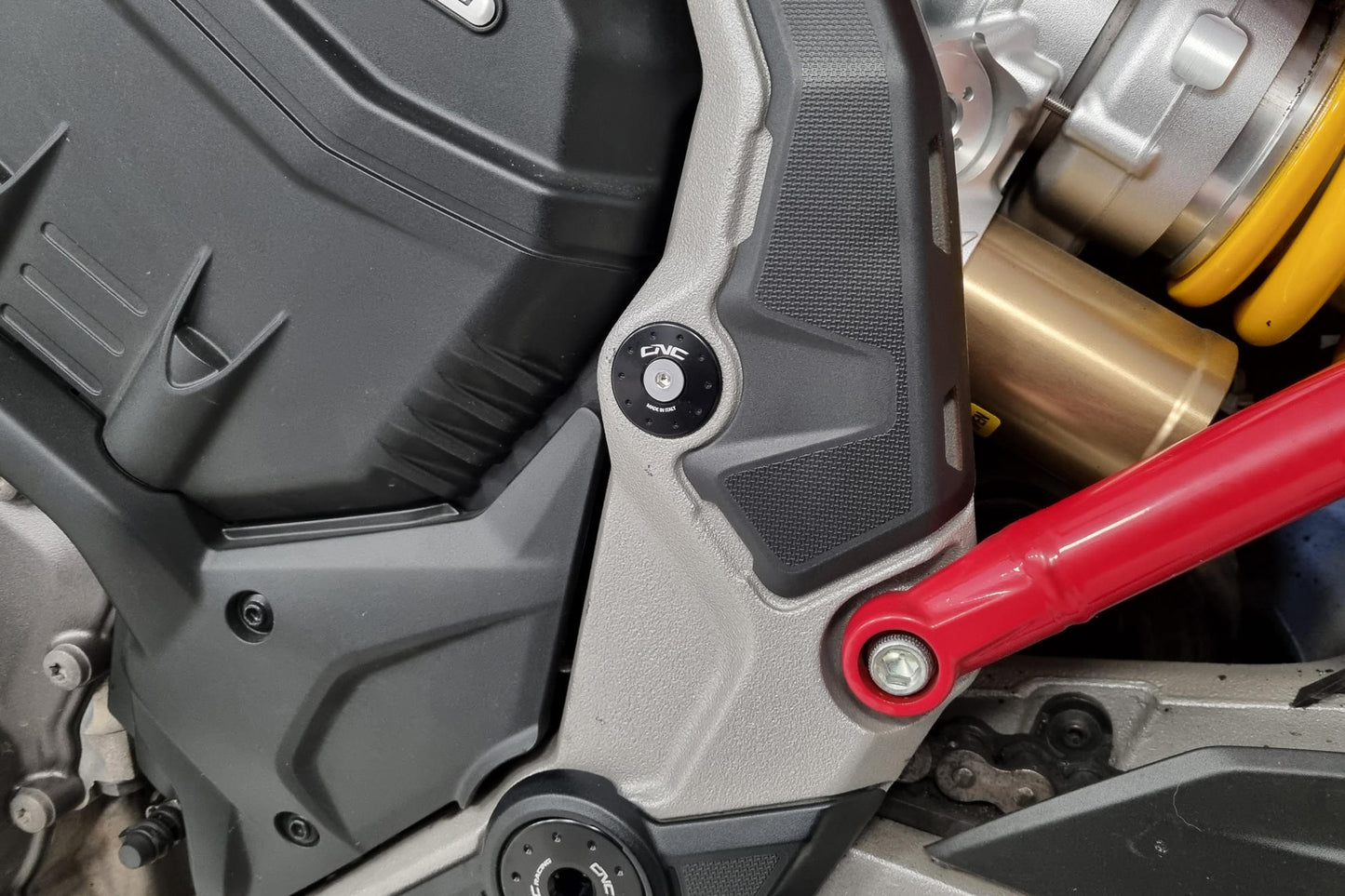 TT371 - CNC Racing - Small Frame Plug Kit - Multistrada V4