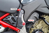 TT372 - CNC Racing - Upper (Sloped) Frame Plug Kit - Multistrada V4