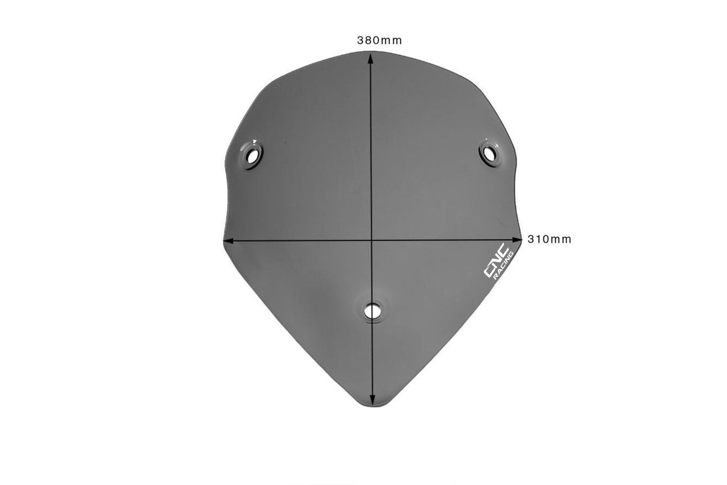 WS350 - CNC Racing - SPORT Windscreen - Multistrada 1200/1260/950