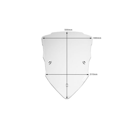 WS351 - CNC Racing - Touring Windscreen - Multistrada 1200/1260/950