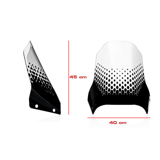 WS362 - CNC Racing ADVENTURE Windscreen for Ducati DesertX