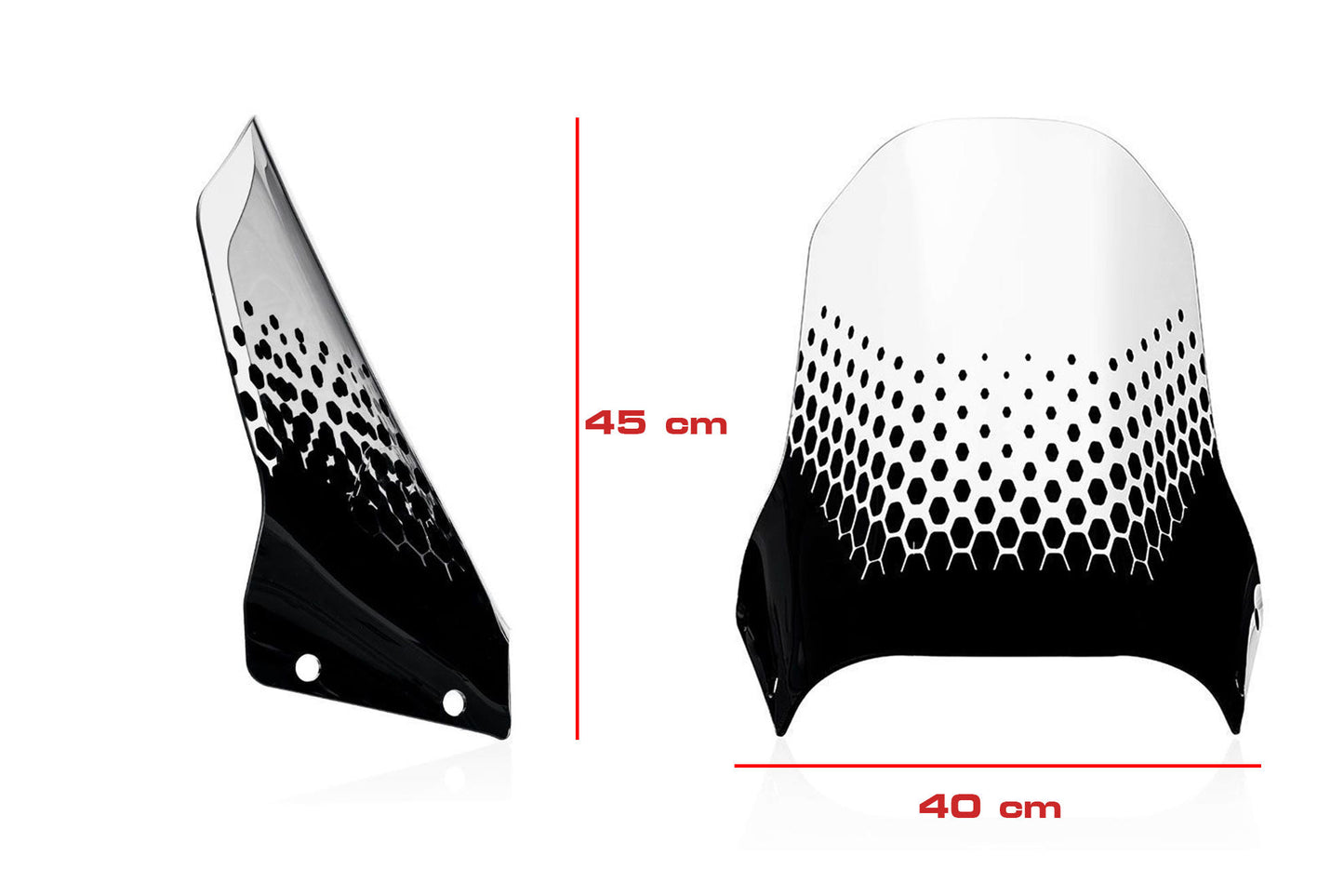 WS362 - CNC Racing ADVENTURE Windscreen for Ducati DesertX