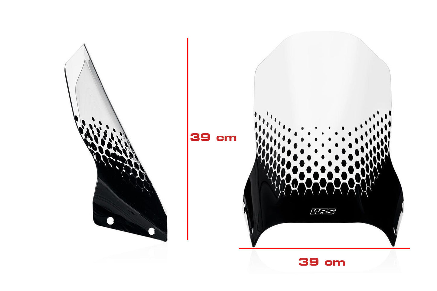 WS363LS - CNC Racing TOURING Windscreen for Ducati DesertX - Light smoke