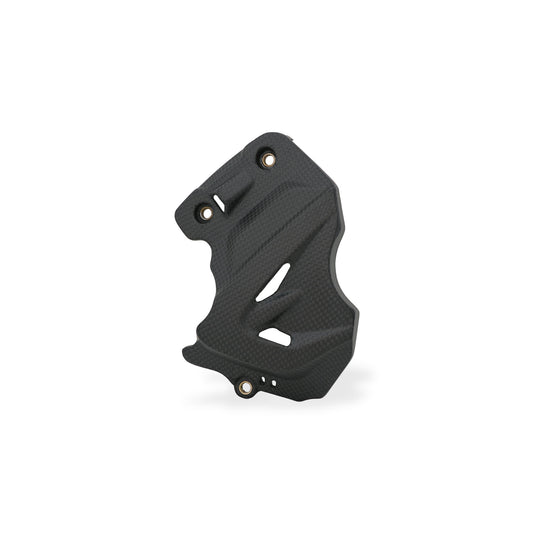 ZA245Y - CNC Racing Carbon Fiber Front Sprocket Cover for the Ducati DesertX