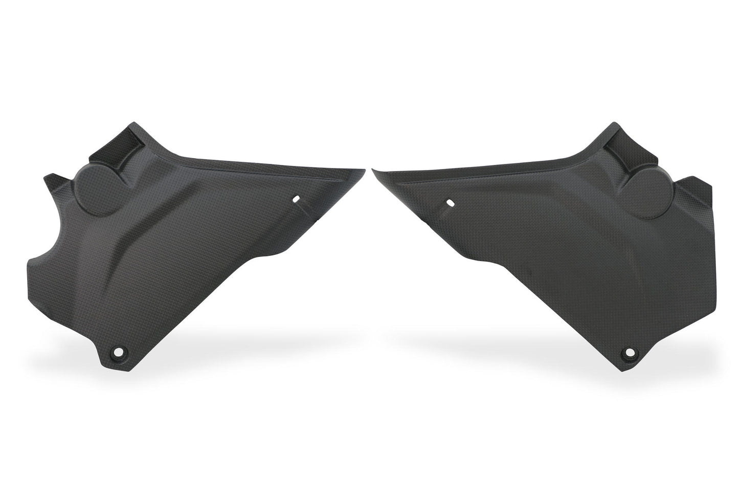 ZA246Y - CNC Racing Carbon Fiber Upper Frame Side Covers for the Ducati DesertX