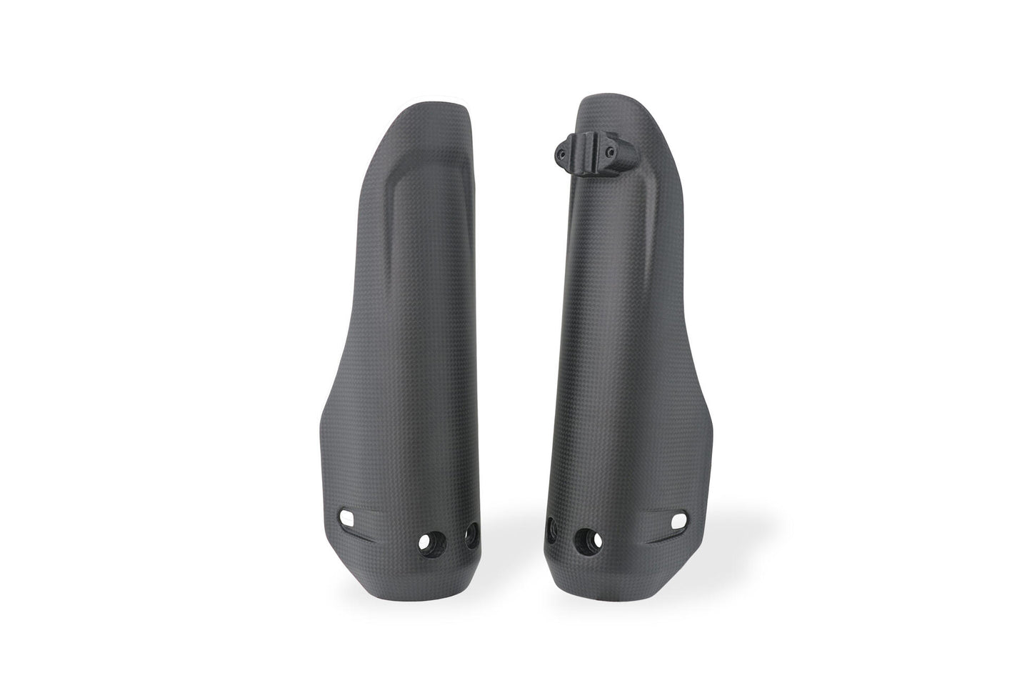 ZA268Y - CNC Racing Carbon Fiber Front Fork Leg Protectors (pair) for the Ducati Hypermotard 698 Mono
