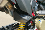 ZA276Y - CNC Racing Carbon Fiber Rear Exhaust Guard for the Ducati Hypermotard 698 Mono