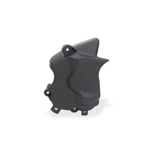 ZA281Y - CNC Racing Carbon Fiber Front Sprocket Cover for Ducati Hypermotard 698 Mono