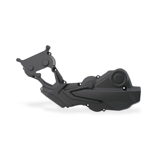 ZA332Y - CNC Racing Carbon Fiber Horizontal Belt Cover for Ducati Monster 937 / 937+