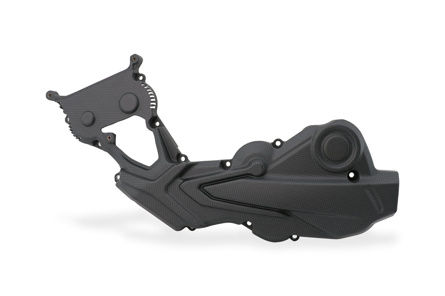 ZA332Y - CNC Racing Carbon Fiber Horizontal Belt Cover for Ducati Monster 937 / 937+