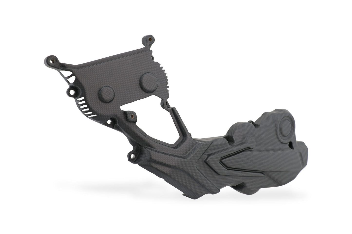 ZA332Y - CNC Racing Carbon Fiber Horizontal Belt Cover for Ducati Monster 937 / 937+