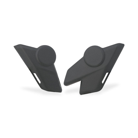 ZA356Y - CNC Racing Carbon Fiber Lower Frame Plate Covers (pair) for Ducati Multistrada V4